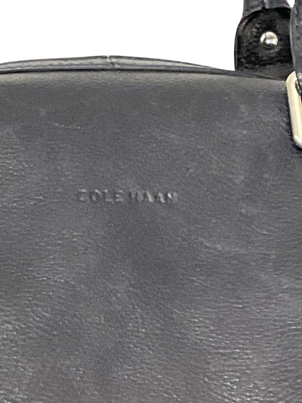 Cole Haan Pebble Duffle Bag in Navy Blue Mens Travel Tote Luggage